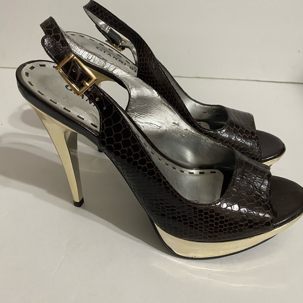 Gianni Bini Women's Brown Courts Size 8M - Picture 2 of 11